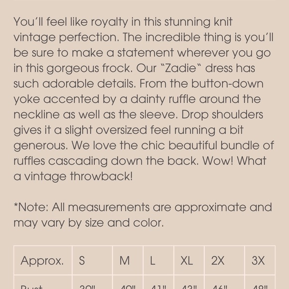 Zadie B’s Zadie Flock dress - Picture 9 of 9